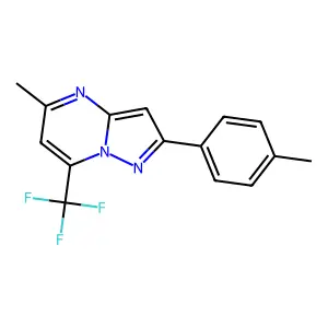 5-Methyl-2-(4-methylphenyl)-7-(trifluoromethyl)pyrazolo[1,5-a]pyrimidine structure