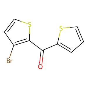 (3-Bromo-2-thienyl)-2-thienylmethanone structure