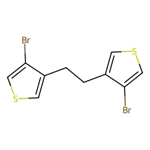 3-Bromo-4-[2-(4-bromo-3-thienyl)ethyl]thiophene structure