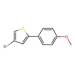 4-Bromo-2-(4-methoxyphenyl)thiophene structure