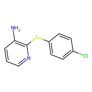2-(4-Chlorophenyl)sulfanylpyridin-3-amine structure