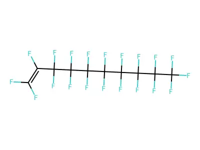 Perfluorodecene structure