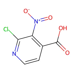 2-Chloro-3-nitropyridine-4-carboxylic acid structure
