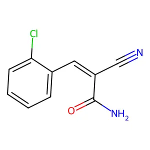 3-(2-Chlorophenyl)-2-cyanoacrylamide structure