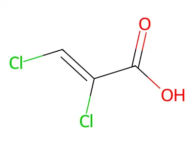 α,β-二氯丙烯酸 structure