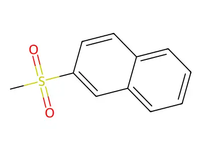 Naphthalene, 2-(methylsulfonyl)- structure