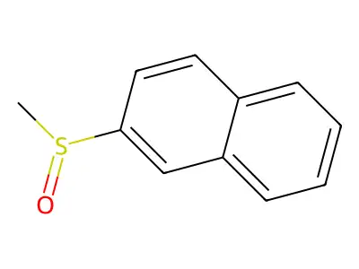 2-(Methylsulfinyl)naphthalene structure
