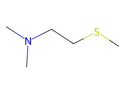 Dimethyl(2-(methylsulfanyl)ethyl)amine structure