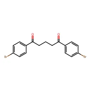 1,5-Bis(4-bromophenyl)-1,5-pentanedione structure