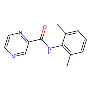 N-(2,6-dimethylphenyl)pyrazine-2-carboxamide structure