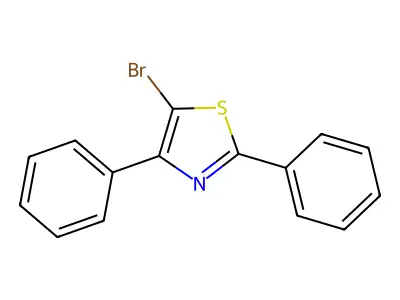 5-Bromo-2,4-diphenyl-1,3-thiazole structure