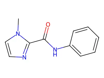 1H-Imidazole-2-carboxamide, 1-methyl-N-phenyl- structure