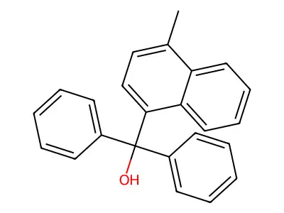 4-Methyl-alpha,alpha-diphenyl-1-naphthalenemethanol structure