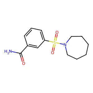 3-(Azepan-1-ylsulfonyl)benzamide structure