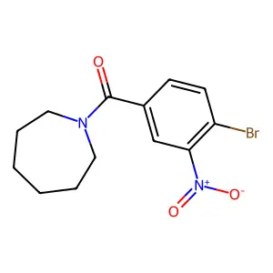 1-{4-Bromo-3-nitrobenzoyl}azepane structure