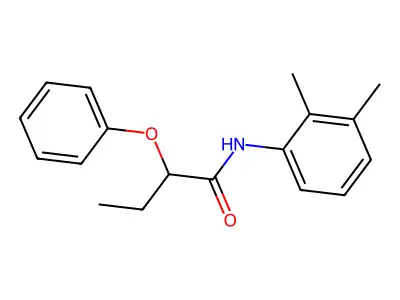 N-(2,3-dimethylphenyl)-2-phenoxybutanamide structure