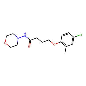 4-(4-Chloro-2-methylphenoxy)-N-(4-morpholinyl)butanamide structure
