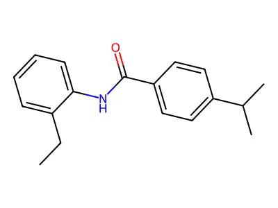 N-(2-ethylphenyl)-4-isopropylbenzamide structure