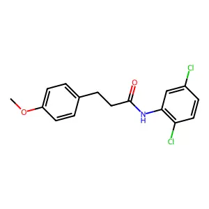 N-(2,5-dichlorophenyl)-3-(4-methoxyphenyl)propanamide structure