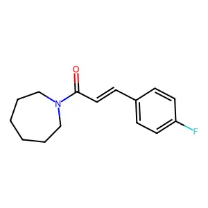 1-(Azepan-1-yl)-3-(4-fluorophenyl)prop-2-en-1-one structure