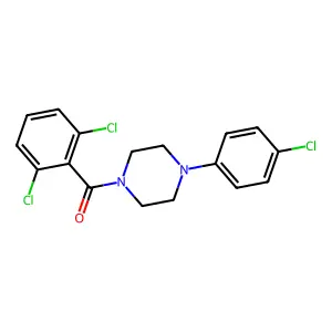 [4-(4-Chlorophenyl)piperazin-1-yl]-(2,6-dichlorophenyl)methanone structure