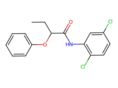 N-(2,5-dichlorophenyl)-2-phenoxybutanamide structure
