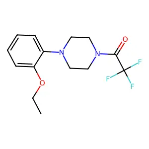 1-[4-(2-Ethoxyphenyl)piperazin-1-yl]-2,2,2-trifluoroethanone structure