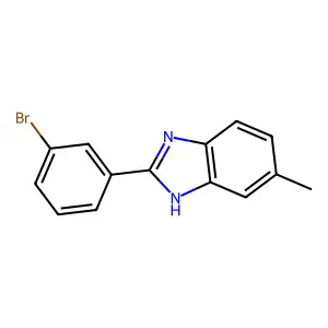 2-(3-Bromophenyl)-5-methyl-1H-benzo[d]imidazole structure