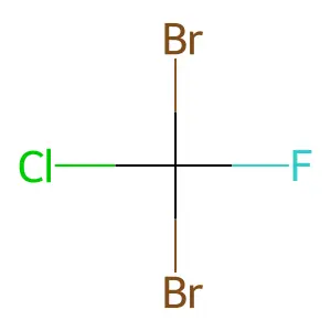 氟氯二溴甲烷 structure