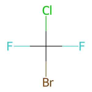 二氟一氯一溴甲烷 structure
