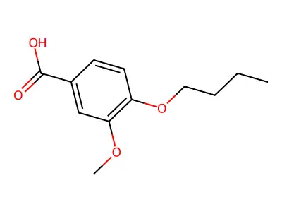 4-Butoxy-3-methoxybenzoic acid structure