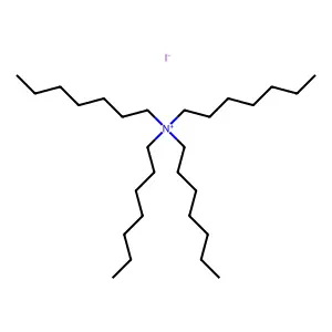 四庚基铵碘化物 structure