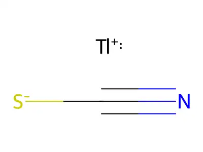 硫氰酸亚铊 structure