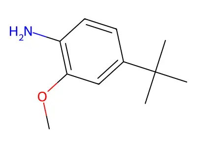 5-tert-Butyl-o-anisidine structure