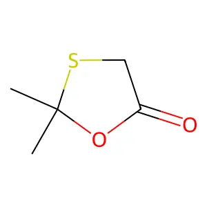 2,2-Dimethyl-1,3-oxathiolan-5-one structure