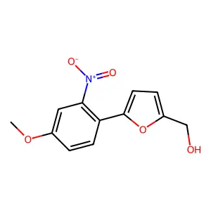 [5-(4-Methoxy-2-nitrophenyl)furan-2-yl]methanol structure