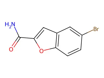5-Bromobenzofuran-2-carboxamide structure