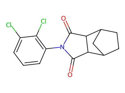 2-(2,3-dichlorophenyl)hexahydro-1H-4,7-methanoisoindole-1,3(2H)-dione structure