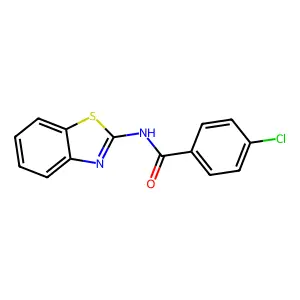 N-(1,3-Benzothiazol-2-YL)-4-chlorobenzamide structure