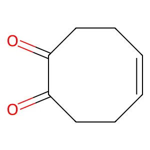Cyclooct-5-ene-1,2-dione structure