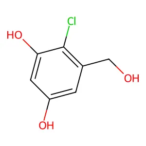 4-Chloro-5-(hydroxymethyl)-1,3-benzenediol structure