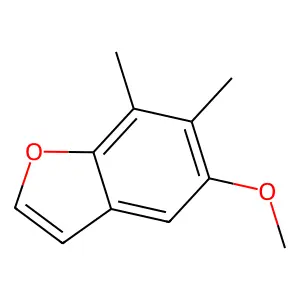 5-Methoxy-6,7-dimethylbenzofuran structure