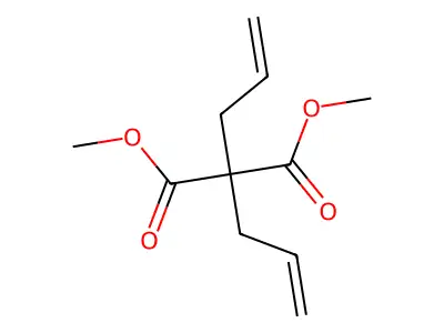 Dimethyl diallylmalonate structure