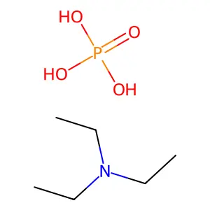 磷酸二氢三乙铵 structure
