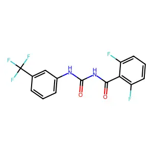 2,6-Difluoro-N-{[3-(trifluoromethyl)phenyl]carbamoyl}benzamide structure