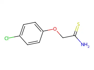 2-(4-Chlorophenoxy)ethanethioamide structure