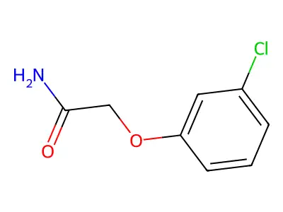 2-(3-Chlorophenoxy)acetamide structure