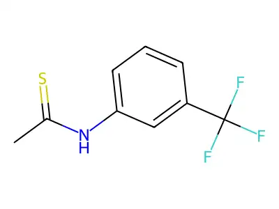 Ethanethioamide, N-(3-(trifluoromethyl)phenyl)- structure