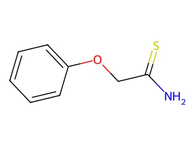 2-Phenoxyethanethioamide structure