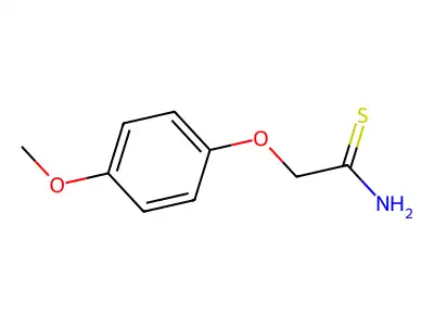 2-(4-Methoxyphenoxy)ethanethioamide structure
